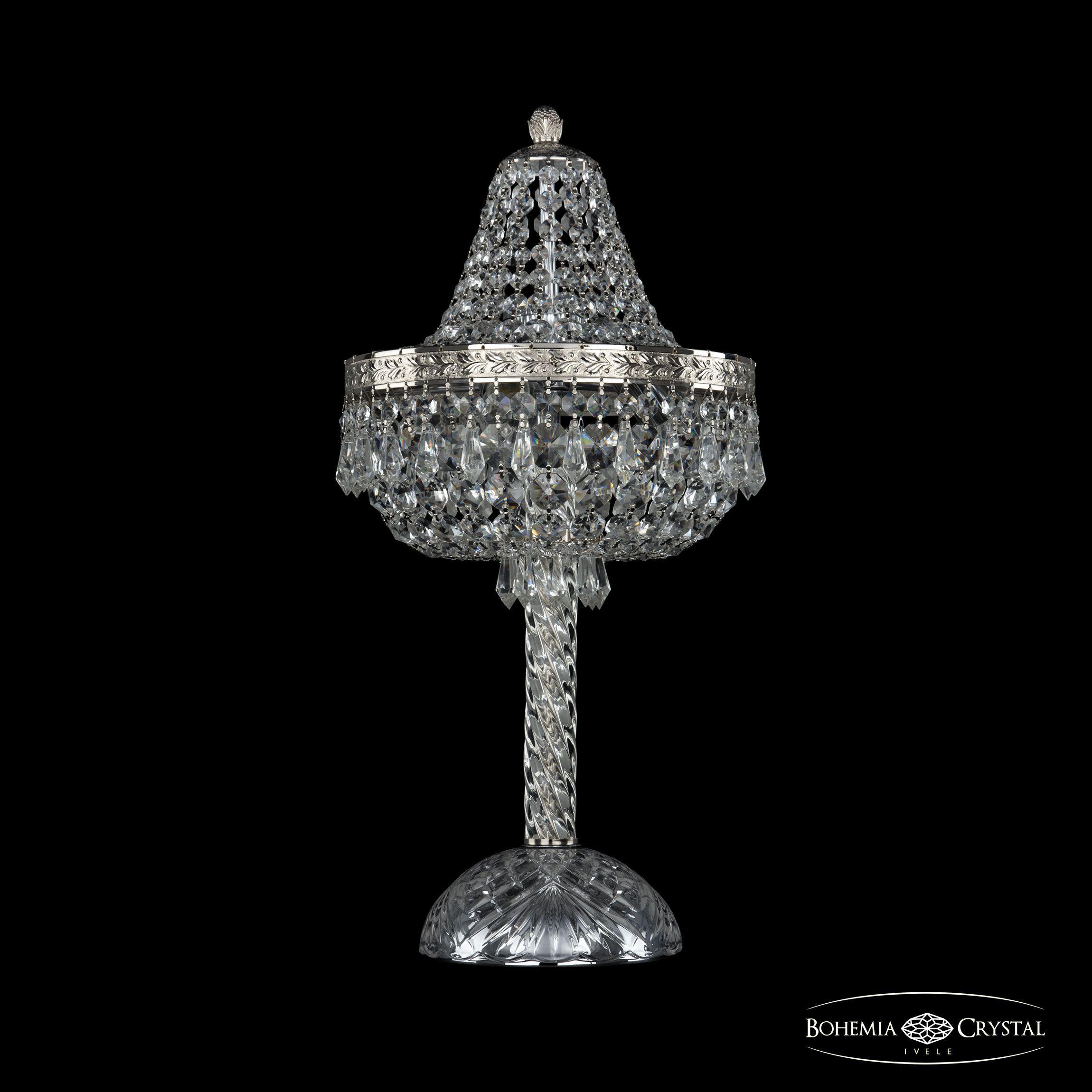 

Настольная лампа Bohemia Ivele Crystal 19271L4/H/25IV Ni