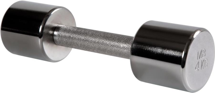 

Гантель хромированная MB Barbell 4 кг [MB-FitM-4], хромированная 4 кг