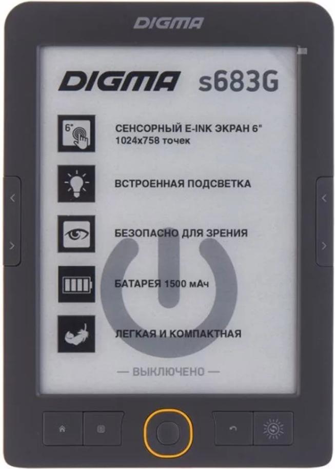 

Электронная книга Digma S683G, S683G