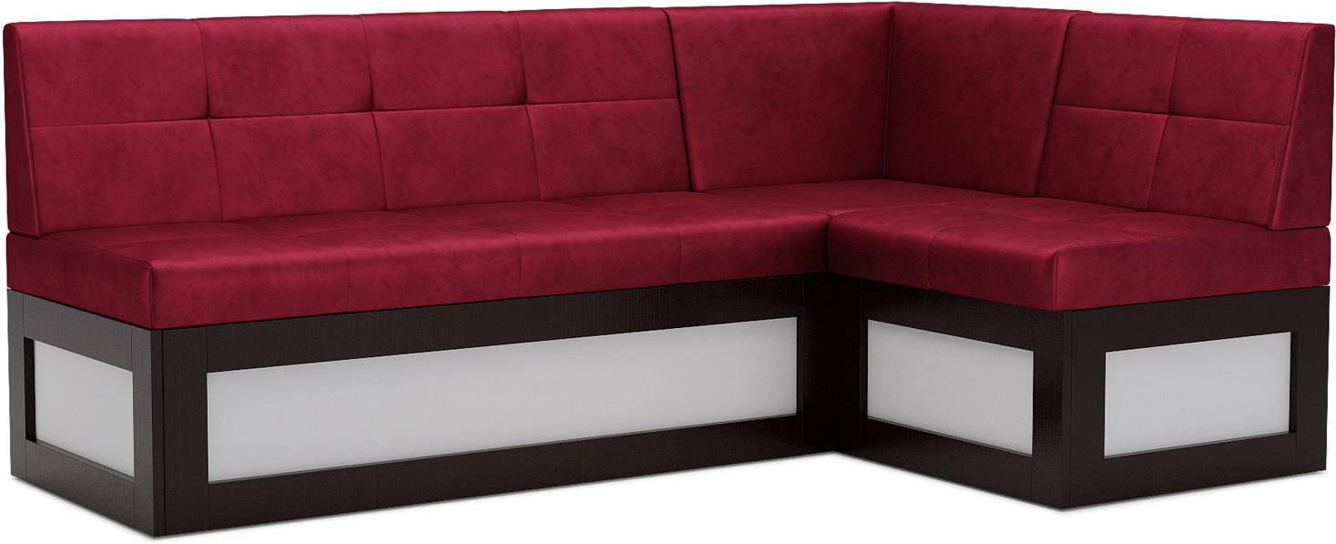 

Кухонный диван Mebel-Ars Нотис 207х82 правый бархат красный Star Velvet 3 Dark Red (М11-13-1), Кухонный диван Mebel-Ars Нойс 187х117 правый бархат красный (М11-13-1)