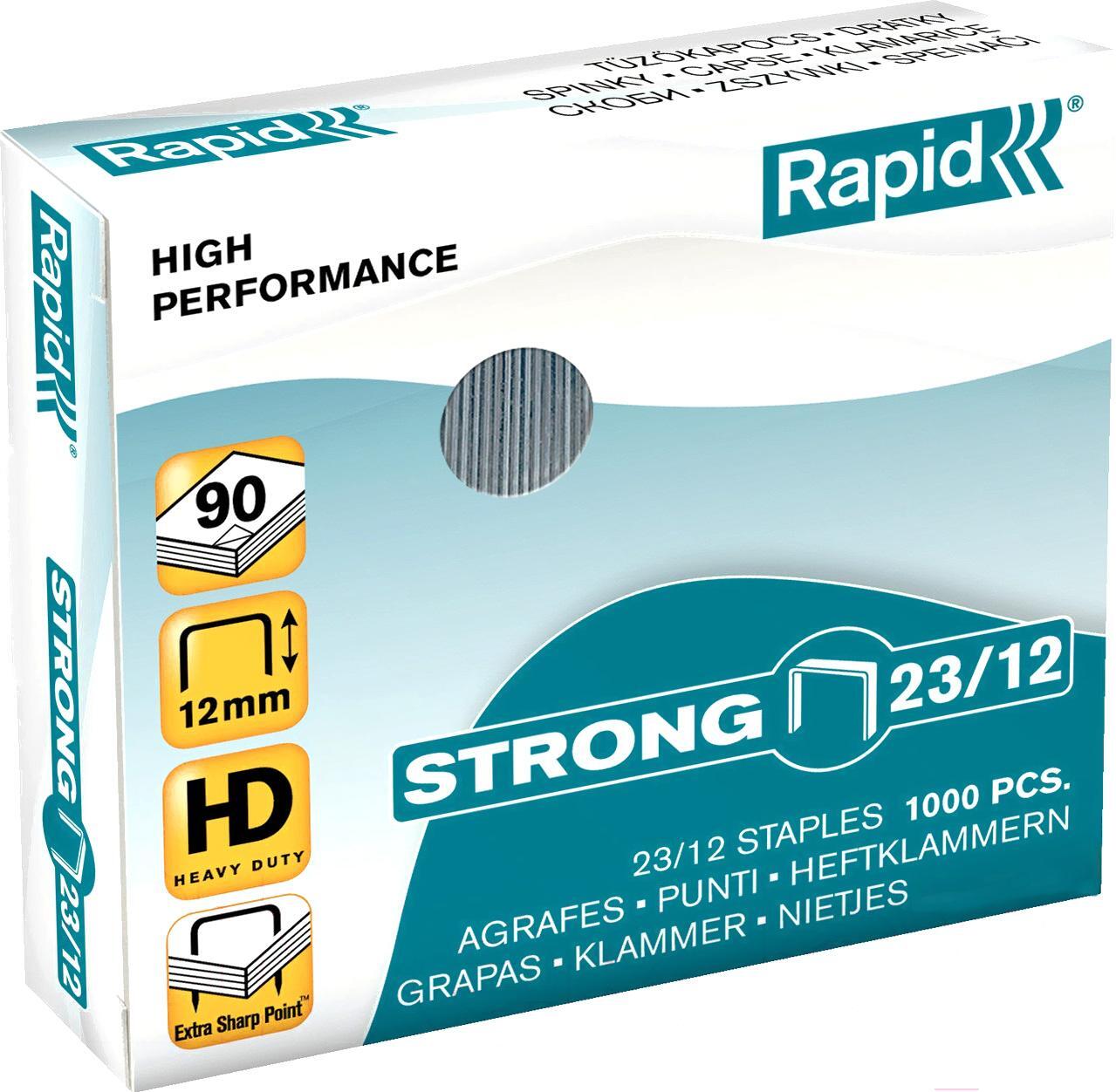 

Скобы для степлера Rapid Strong 23/12 1M / 24870000, Скобы Rapid Strong 23/12 1M 24870000
