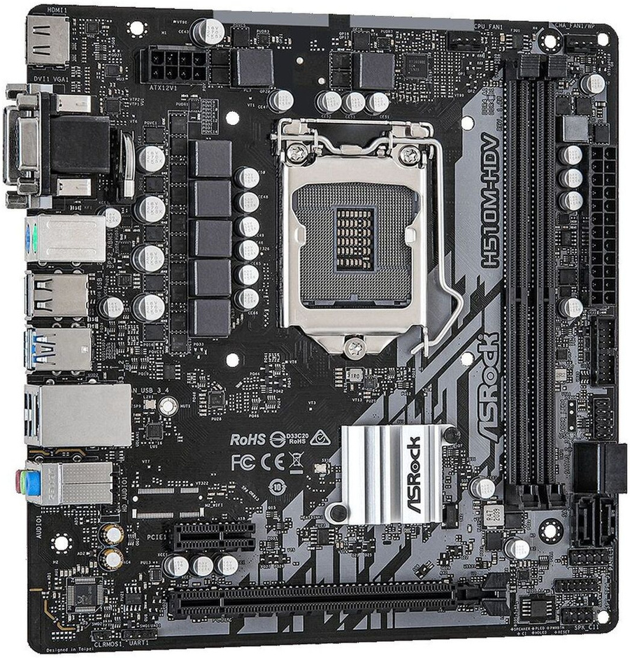 

Материнская плата ASRock MB H510M-HDV, Материнская плата ASRock H510M-HDV