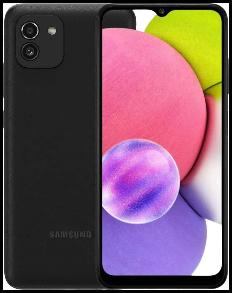

Смартфон Samsung Galaxy A03 (3+32GB) SM-A035FZKDSKZ black