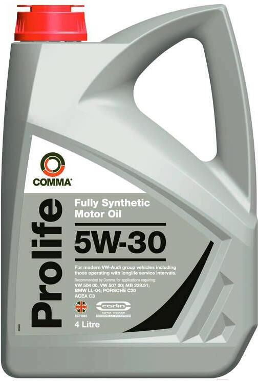 

Моторное масло Comma Prolife 5W30 4л [PRO4L], Моторное масло Comma Prolife 5W30 4л PRO4L