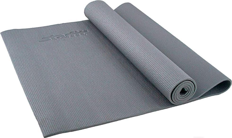 

Коврик для йоги и фитнеса Starfit FM-101 PVC 173x61x1.0см серый