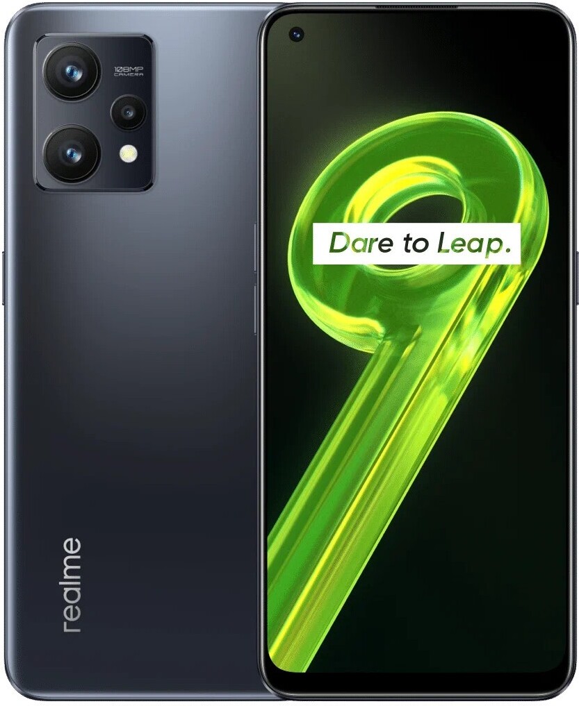 

Смартфон Realme 9 4G 8GB/128GB (NFC) черный (RMX3521)