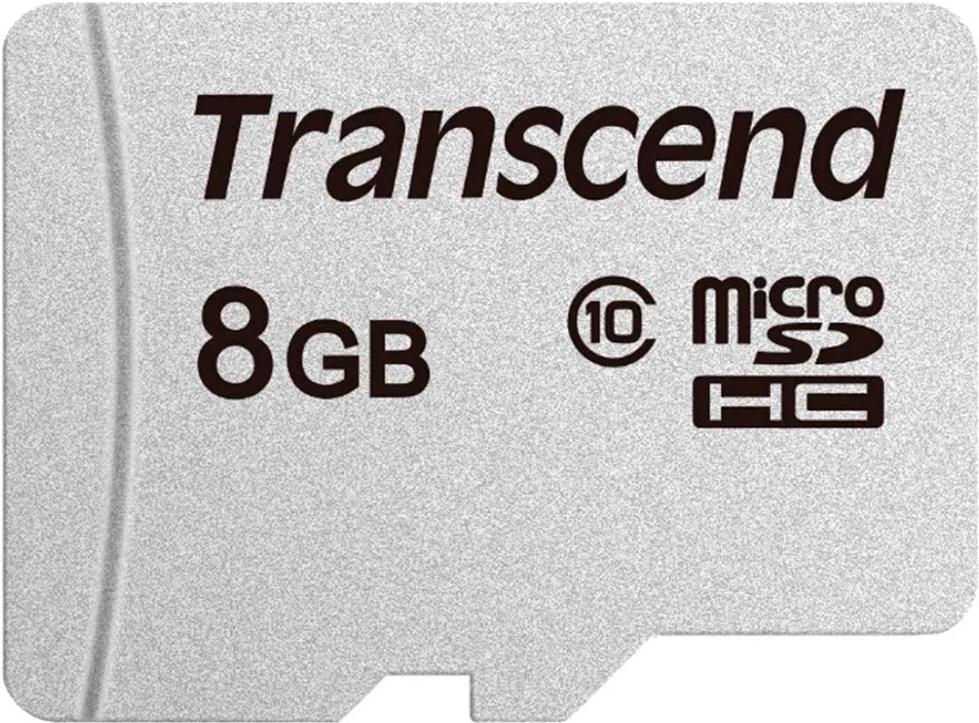 

Карта памяти Transcend 8GB microSDHC Class 10 UHS-I U3 V30 A1 R95, W45MB/s without SD adapter [TS8GUSD300S], TS8GUSD300S