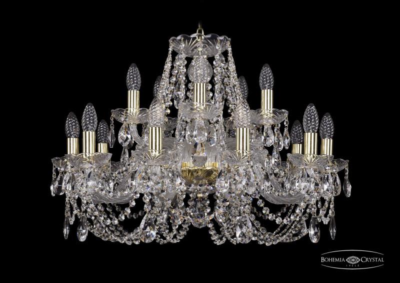 

Подвесная люстра Bohemia Ivele Crystal 1406/10+5/240/G