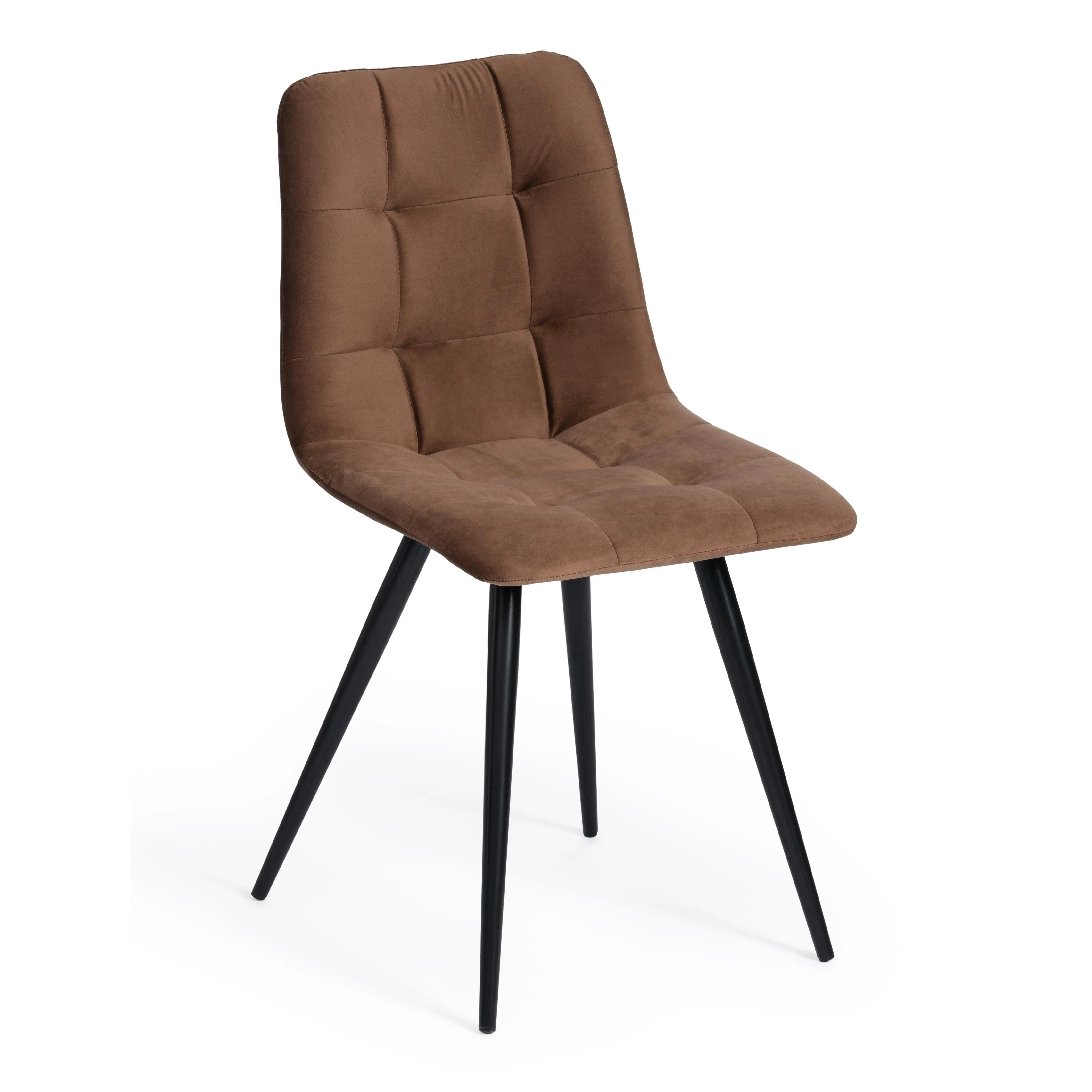 

Стул TetChair CHILLY mod. 7095 ткань/металл коричневый barkhat 11/черный, Стул Tetchair CHILLY mod. 7095 ткань/металл коричневый barkhat 11/черный