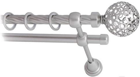 

Карниз Lm Decor Ажур 095 2р витой 3.2м сатин, Ажур 095 2р витой 16мм 3.2м