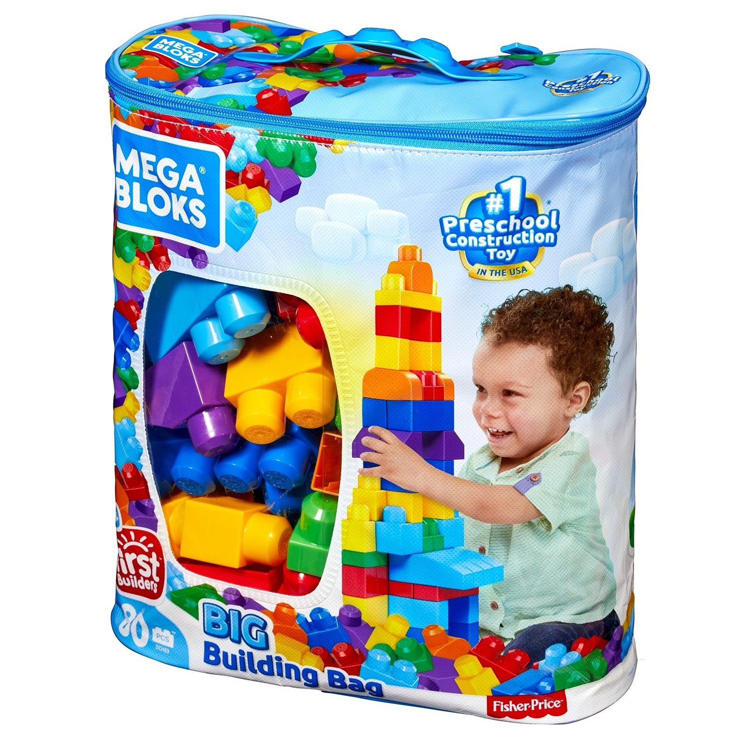 

Конструктор Mega Bloks Мой первый [CYP72], Мой первый 80 деталей