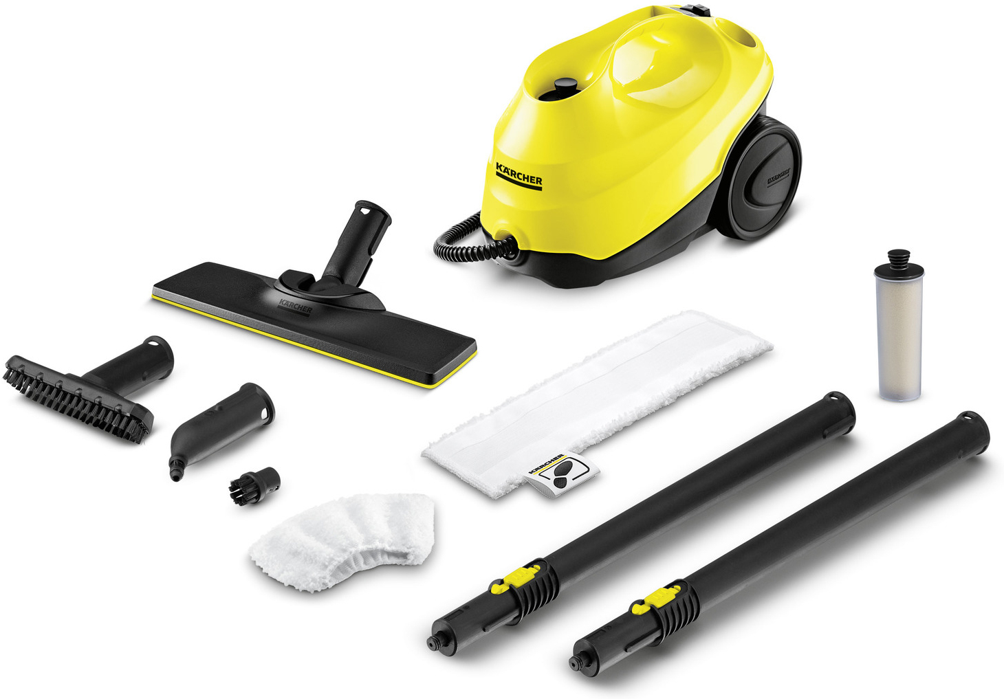 

Пароочиститель Karcher SC 2 EasyFix [1.512-050.0], Пароочиститель напольный Karcher SC 2 EasyFix желтый/черный