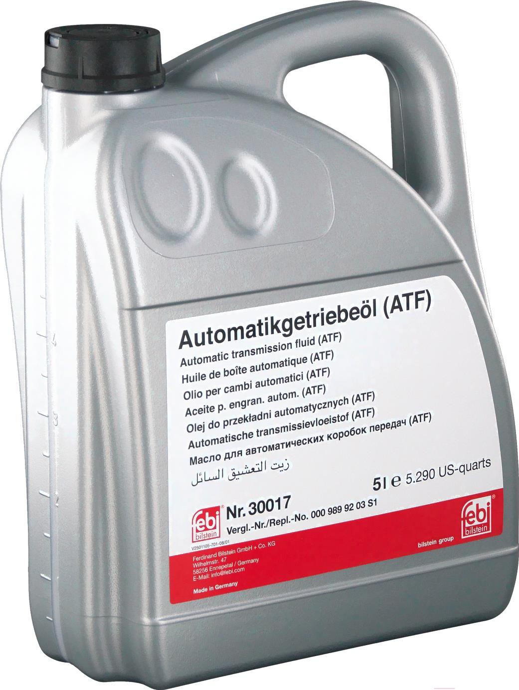 

Трансмиссионное масло Febi Bilstein MB 236.2 (30017)