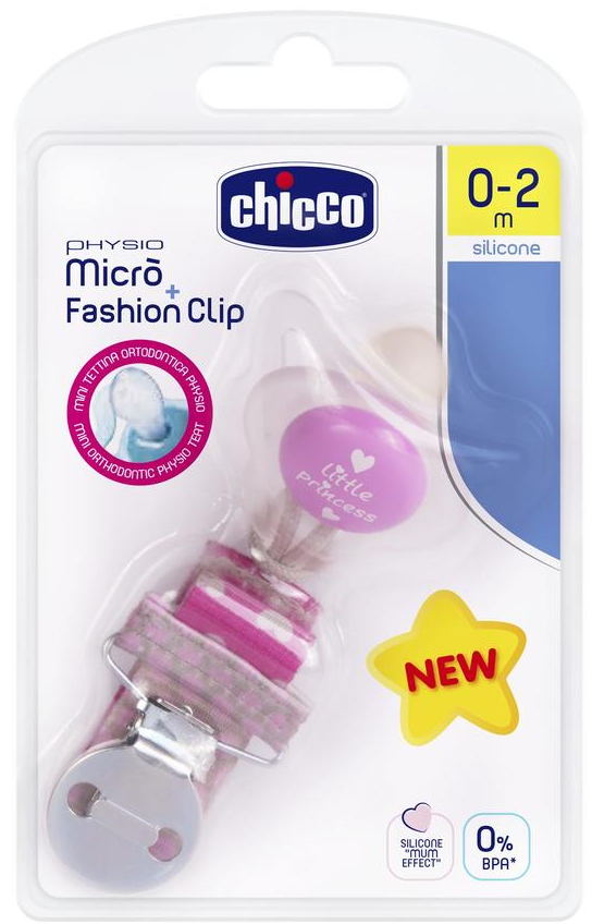 

Пустышка Chicco Physio MICRO с клипсой-держателем 340728649 [00075110110000], Пустышка Chicco Physio MICRO с клипсой-держателем 340728649 00075110110000