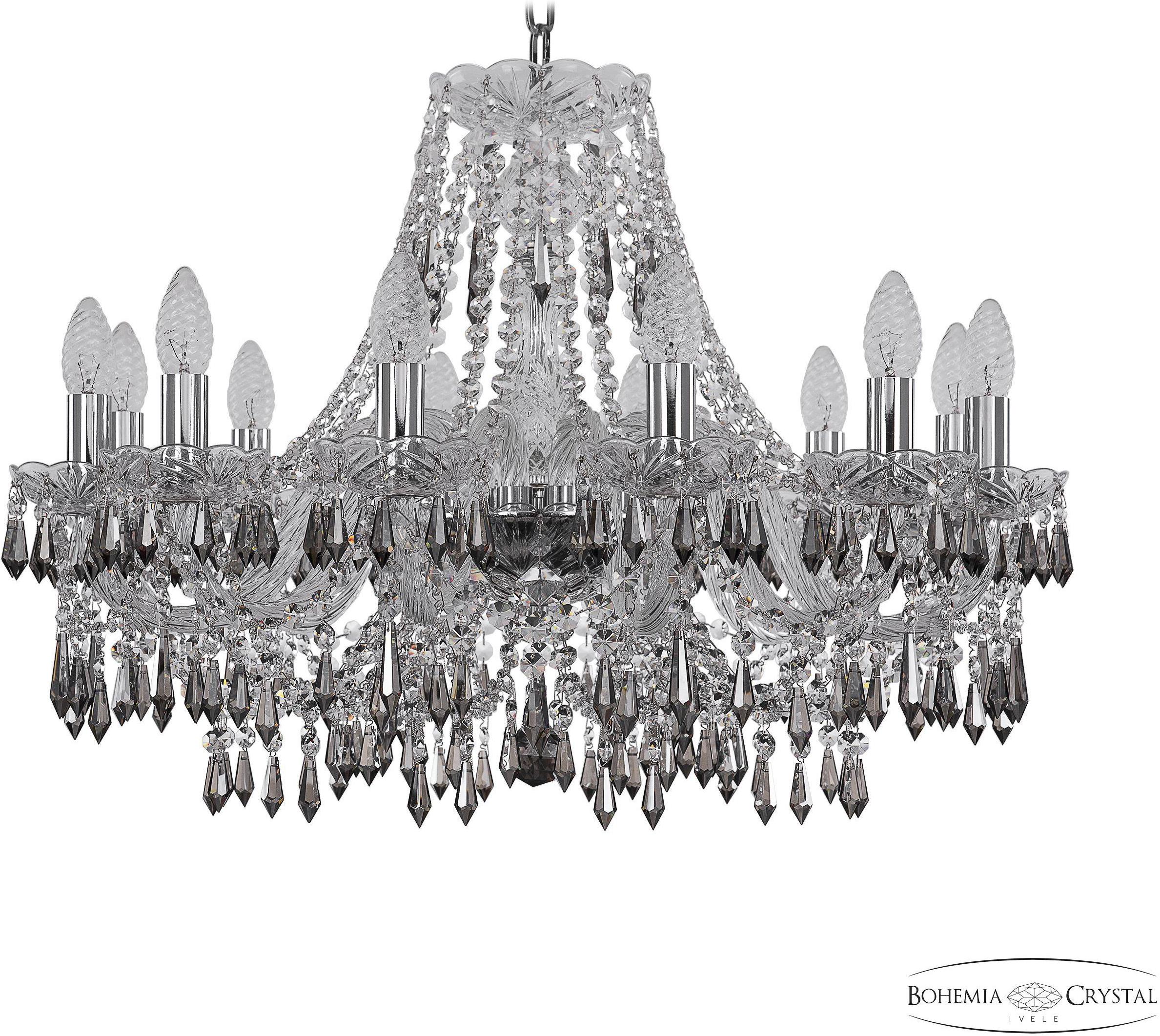 

Подвесная люстра Bohemia Ivele Crystal 1403/12/240 Ni K731