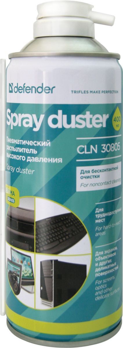 

Чистящее средство Defender CLN 30805 Optima 400 мл, Средство для ухода за электроникой Defender CLN 30805 Optima 400 мл