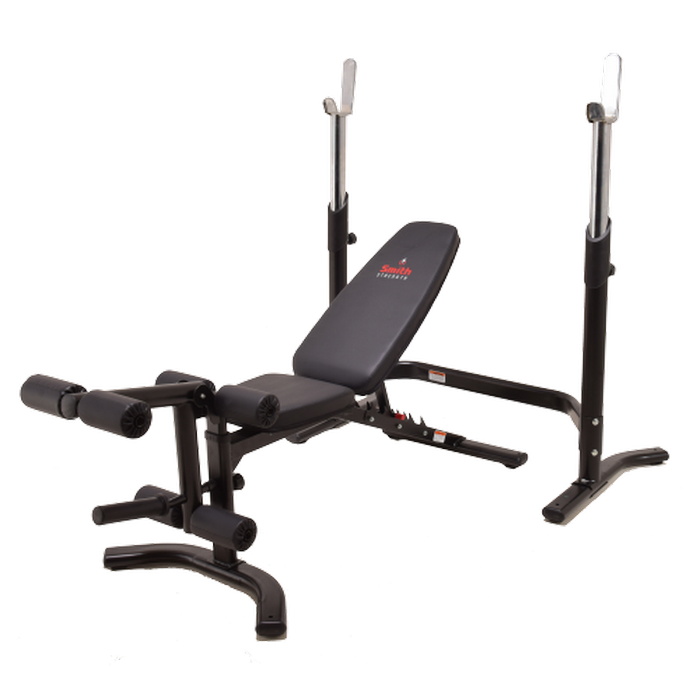 

Скамья для жима Smith Fitness Strength WB270 со стойками под штангу, Strength WB270 со стойками под штангу