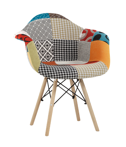 

Стул Stool Group Eames DSW пэчворк, Стул Stool Group Eames DSW пэчворк Y809