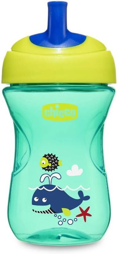 

Чашка-поильник CHICCO Nursery Advanced Cup Кит 266 мл с трубочкой зелёный (00006941220180)