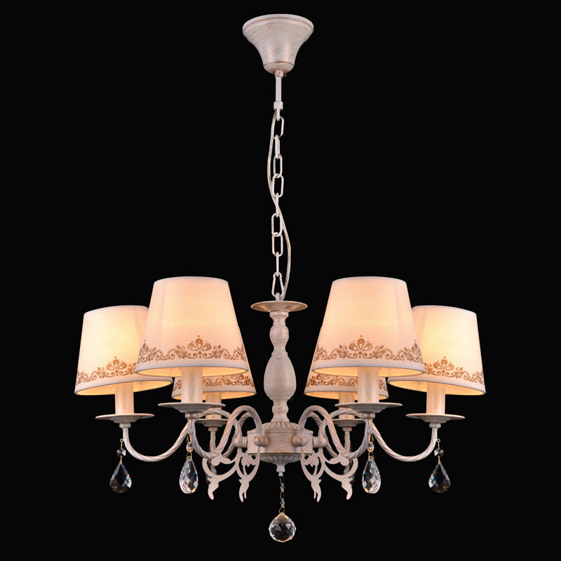 

Подвесная люстра Natali Kovaltseva Люстра 6 x E14, 40W, [Biarritz 70038-6C IVORY GOLD], Люстра 6 x E14, 40W,