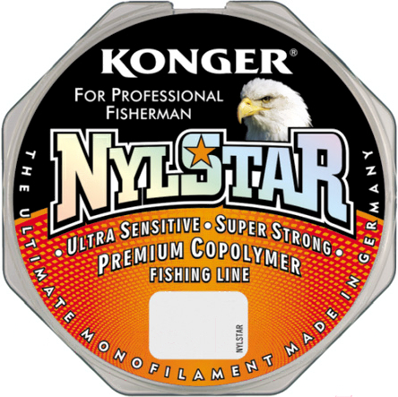 

Леска рыболовная Konger Nylstar 150 м 0,18 мм (215150018)