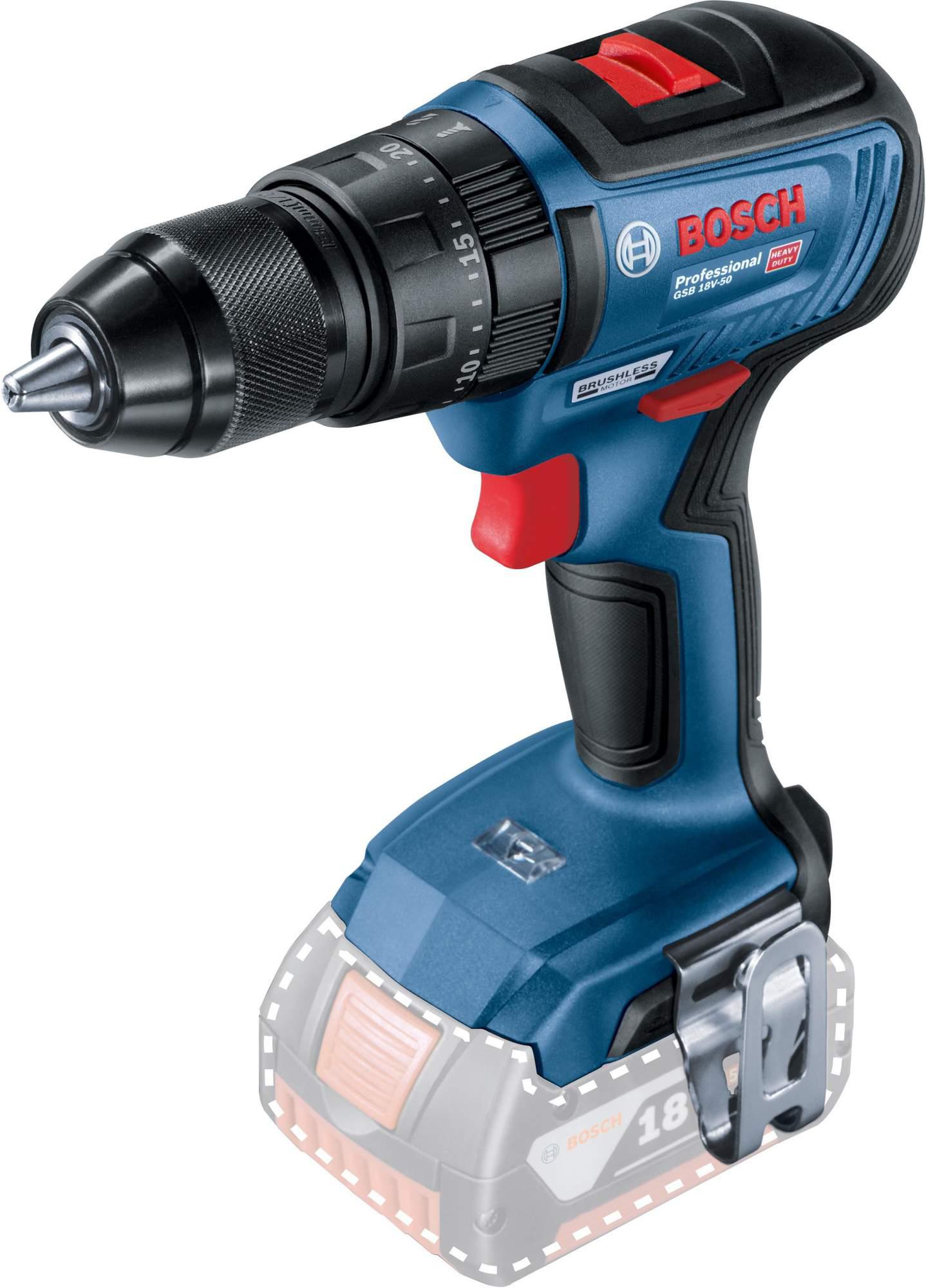 

Дрель-шуруповерт Bosch GSB 18V-50, GSB 18V-50
