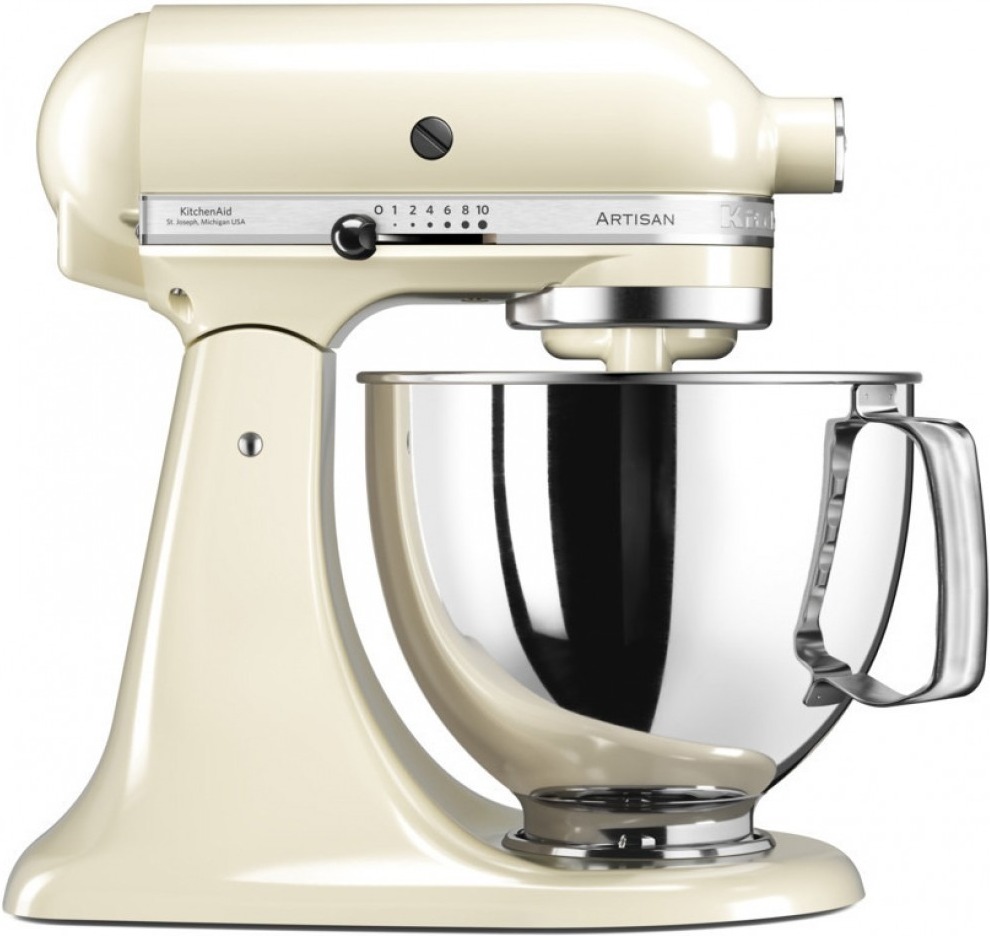 

Миксер KitchenAid 5KSM125EAC, Кухонная машина KitchenAid Artisan 5KSM125 планетар.вращ. 1600Вт кремовый (5KSM125EAC)