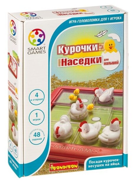 

Настольная игра Bondibon Курочки-наседки для малышей [ВВ3799], Курочки-наседки для малышей