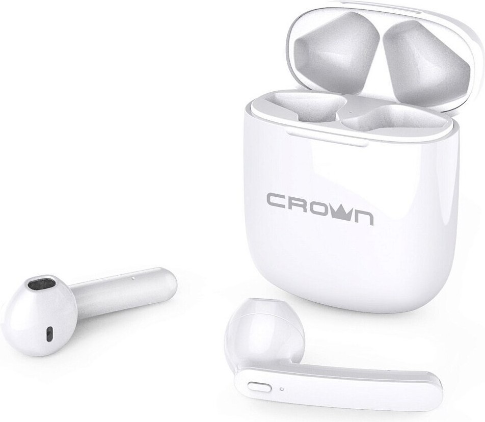 

Наушники CROWN CMTWS-5006 белый, Наушники Crown CMTWS-5006 белый
