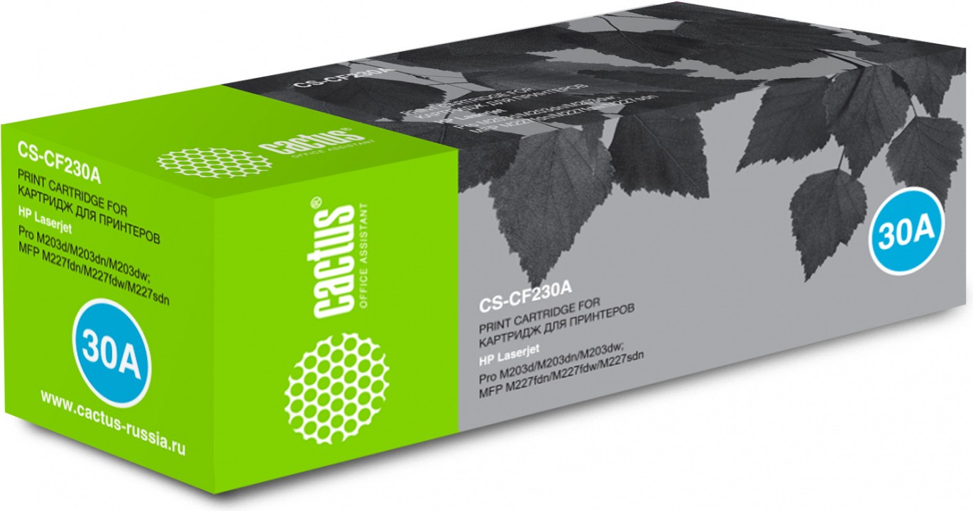 

Картридж Cactus CS-CF230A Black