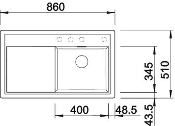 

Кухонная мойка Blanco ZENAR 45 S жемчужный [523809], ZENAR 45 S
