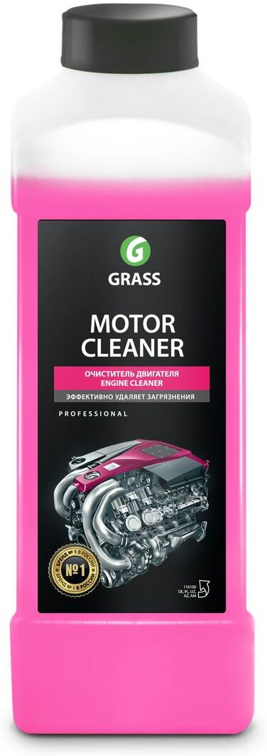 

Очиститель двигателя Grass Motor Cleaner / 116100 (1л), Очиститель для авто Grass Очиститель двигателя Motor Cleaner 1л 116100