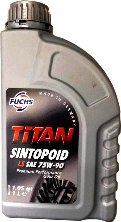 

Трансмиссионное масло Fuchs Titan Sintopoid LS 75W90 1л [601426728], Трансмиссионное масло Fuchs Titan Sintopoid LS 75W90 1л 601426728