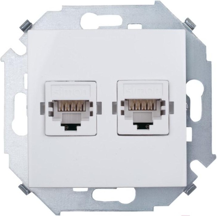 

Розетка Simon 1591593-030 белый
