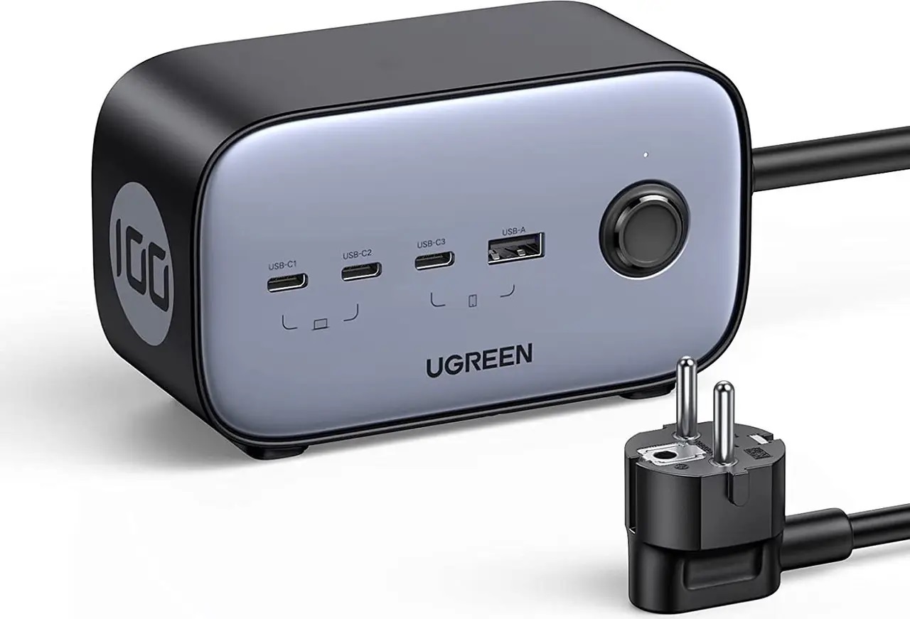 

Удлинитель с сетевым зарядным устройством UGREEN CD270-60167 DigiNest Pro, 2*AC (розетки) + 3*USB-C 100W + USB-A