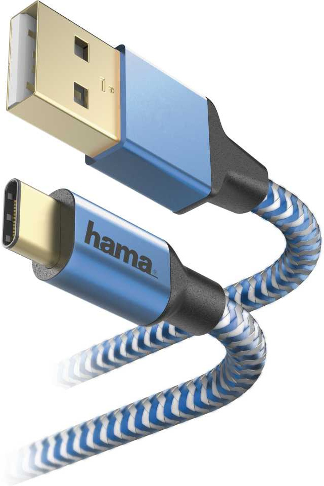 

Кабель для компьютера Hama USB (m)-USB Type-C (m) 1.5м синий [00178295], Hama USB (m)-USB Type-C (m) 1.5м 00178295 синий