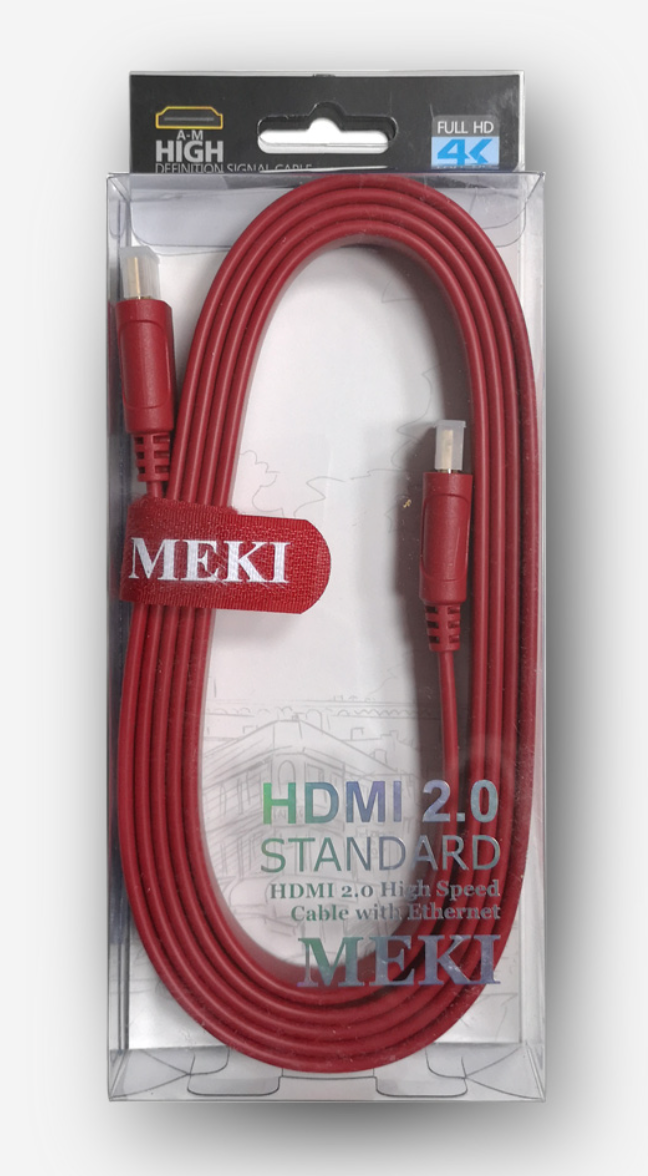 

Кабель Meki Cables GH-T-2RD 2м красный