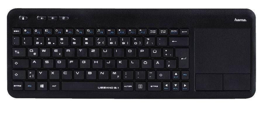 

Клавиатура Hama USB беспроводная slim Multimedia для ноутбука Touch черный [R1173091], USB беспроводная slim Multimedia для ноутбука Touch