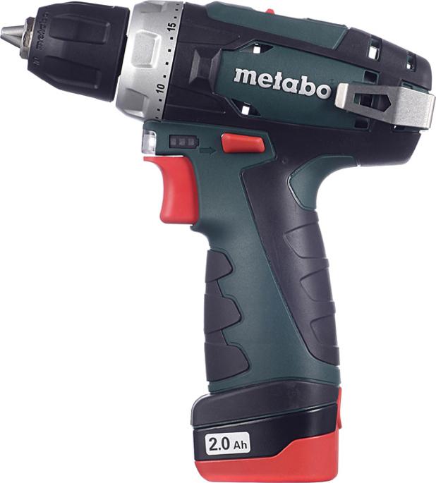 

Дрель-шуруповерт Metabo PowerMaxx BS Basic [600080950] (с 2-мя АКБ 2 Ah), Электродрель Metabo PowerMaxx BS Basic 600080950/600080500