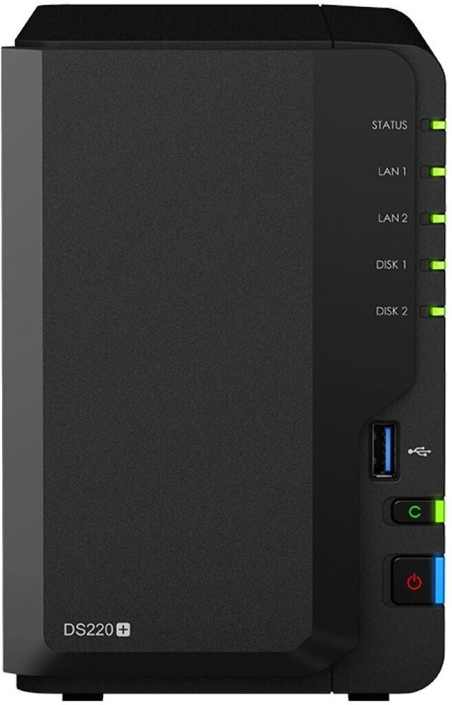 

Сетевой накопитель Synology DS220+