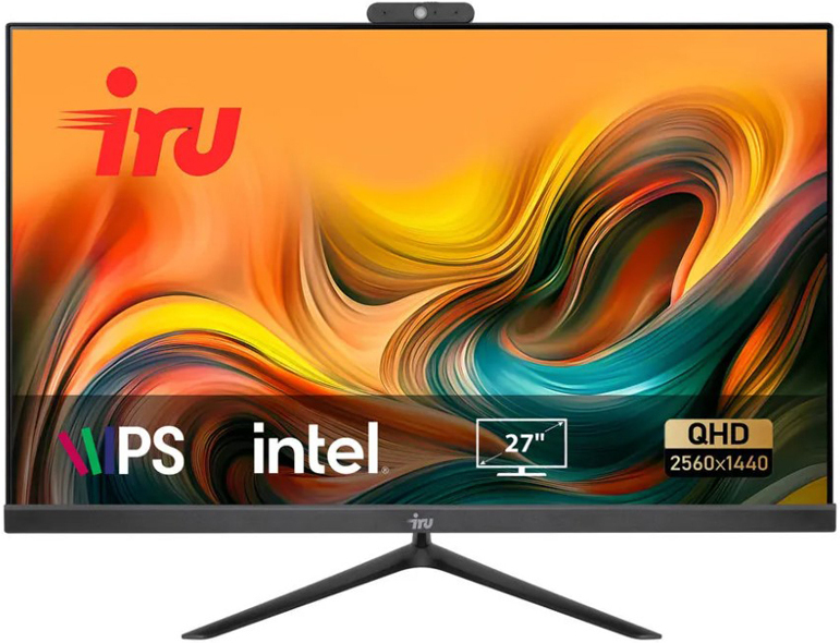 

Моноблок IRU Office 27IH5P2K 27 QHD i5 11400 черный (1865028)