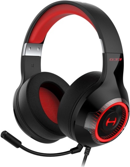 

Наушники Edifier G33 черный/красный