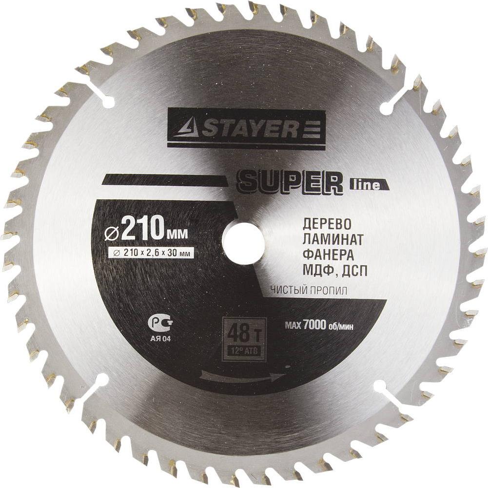 

Диск пильный Stayer 3682-210-30-48, 3682-210-30-48