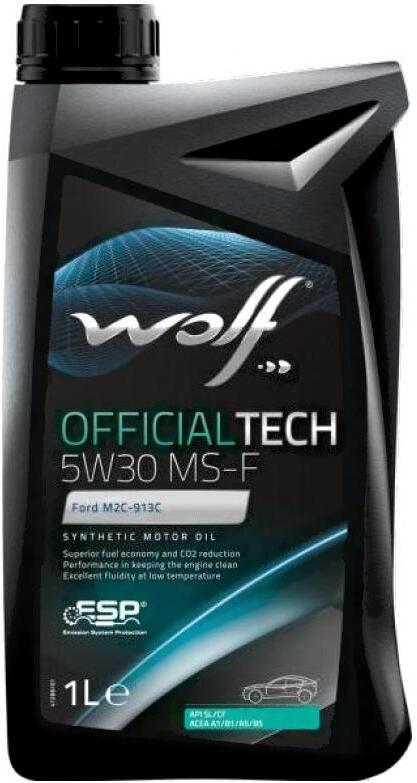 

Моторное масло Wolf OfficialTech 5W30 MS-F 1л [65609/1], Моторное масло Wolf OfficialTech 5W30 MS-F 1л 65609/1