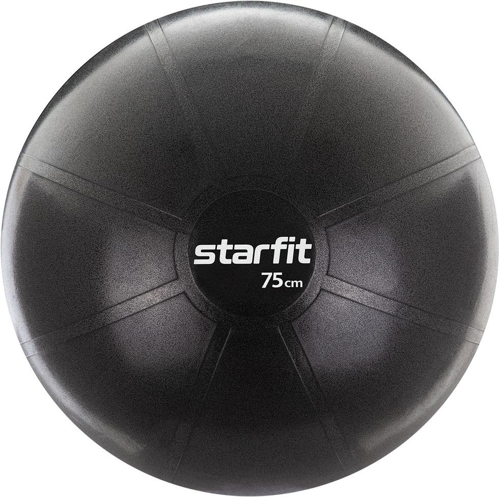 

Фитбол гладкий Starfit PRO GB-107 75 см антивзрыв Black, PRO GB-107 75 см антивзрыв