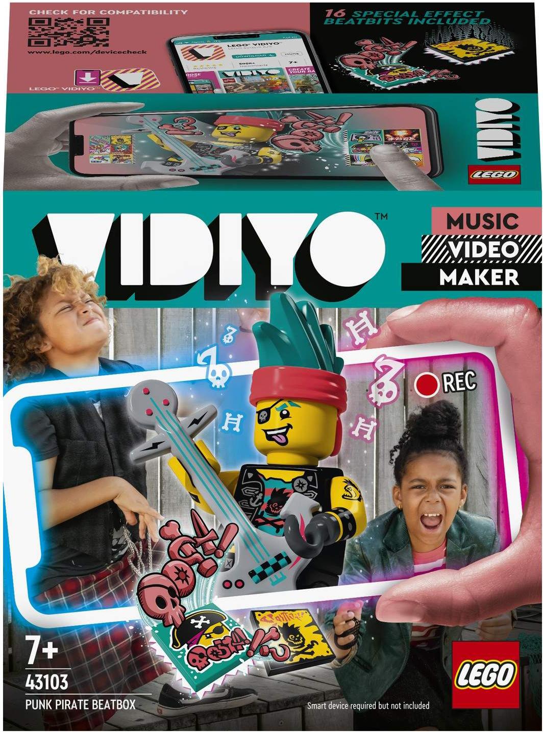 

Конструктор LEGO VIDIYO Punk Pirate BeatBox [43103], VIDIYO Punk Pirate BeatBox