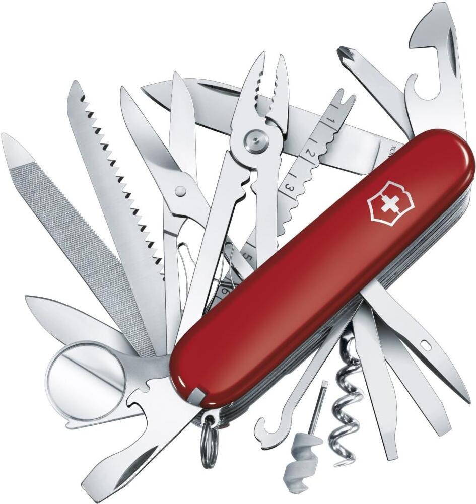 

Туристический нож Victorinox SwissChamp 33 функции карт. коробка красный [1.6795], Туристический нож Victorinox SwissChamp 33 функции карт. коробка 1.6795 красный