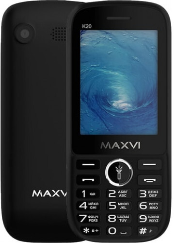 

Мобильный телефон Maxvi K20 Black [K20 Black], Мобильный телефон Maxvi K20 (черный)