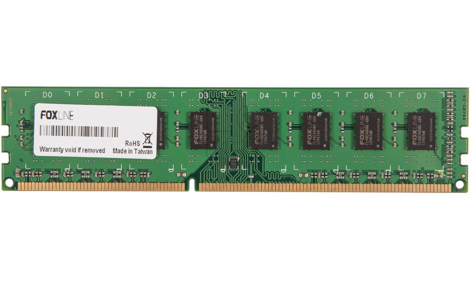 

Оперативная память Foxline DIMM 8GB 1600 DDR3L [FL1600LE11/8], Оперативная память Foxline 8GB DDR3 PC3-12800 (FL1600LE11/8)