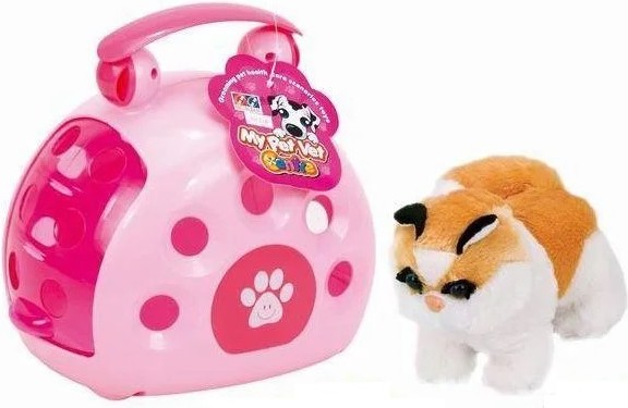 

Мягкая игрушка Hualian Toys Котик с переносным домиком [216], Мягкая игрушка Hualian Toys Котик с переносным домиком 216